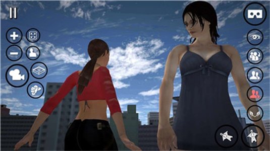 女巨人模拟器游戏场景图