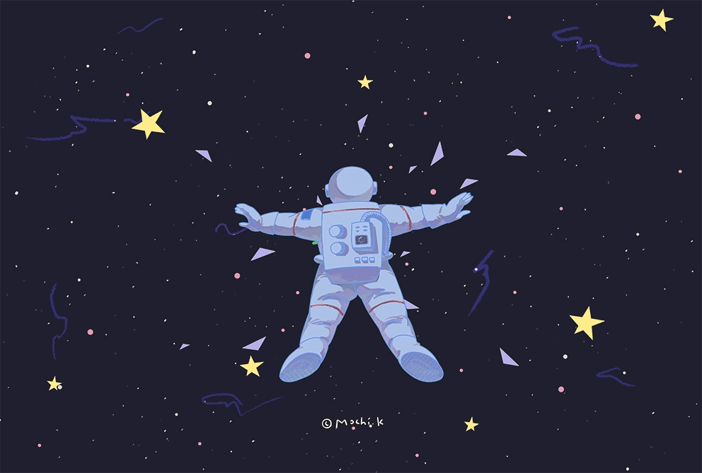 抖音太空人动态壁纸 