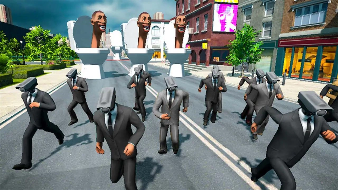 马桶人大乱斗游戏图1