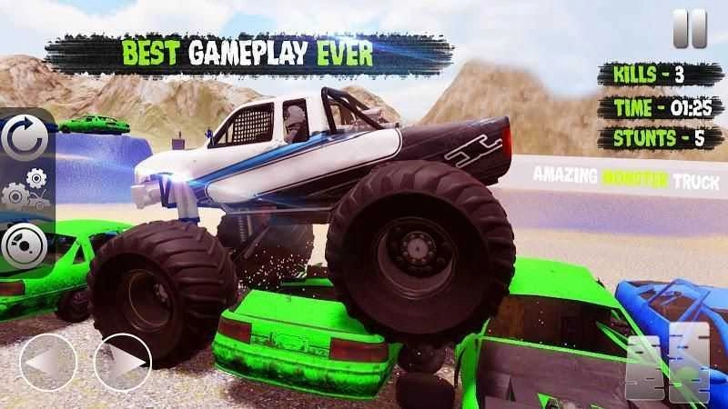 怪物卡车粉碎与撞击Monster Truck Crash Stunts Drivi图3
