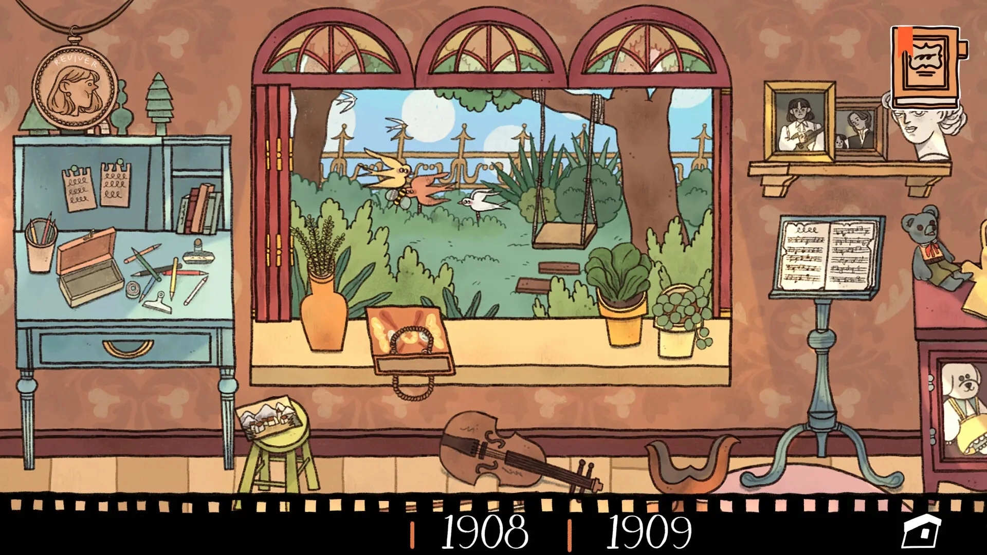 窗臺(tái)上的蝴蝶正版截圖1