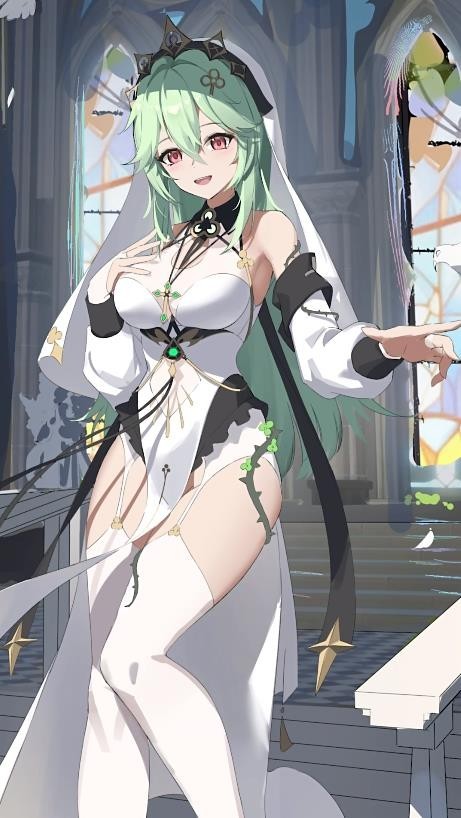 三叶草娘化形象