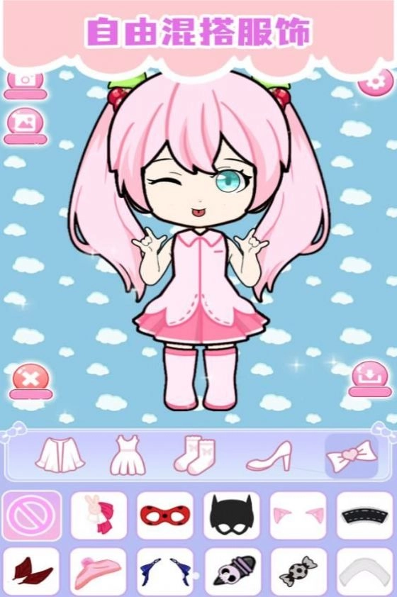 樱花少女爱化妆图2