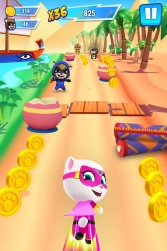 汤姆猫英雄跑酷红包版图5