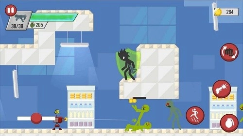 火柴人僵尸射击截图2