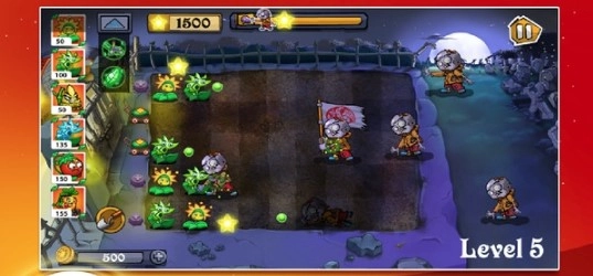 花儿僵尸大战图2