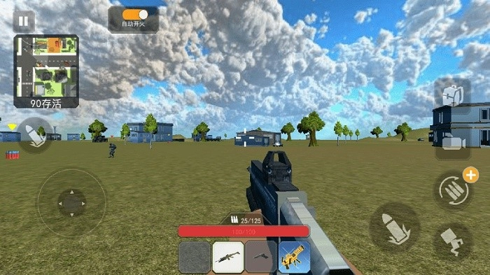 女战士跳伞枪战游戏安卓版