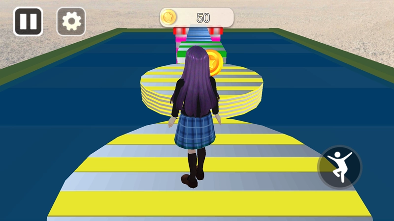 樱花高校跑酷派对图1