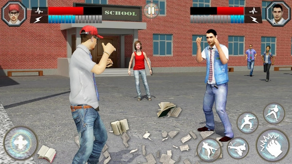 高中女生格斗图2