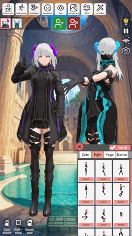 二次元动漫模特游戏图1