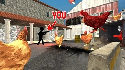 射击公鸡(2)