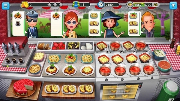 餐車廚師烹飪游戲圖3