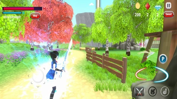 樱之武士女孩图1