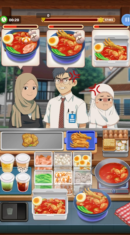 印尼肉汁面摊图3