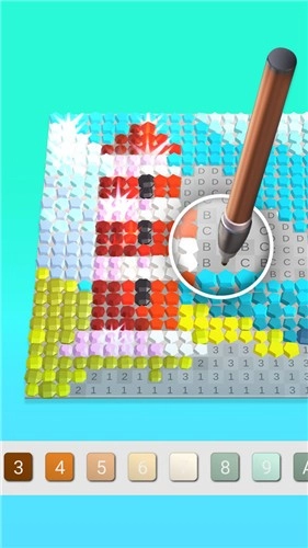 像素数字填色(1)