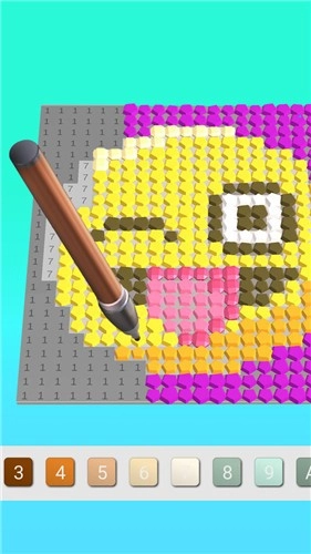 像素数字填色(2)