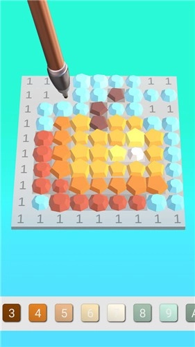 像素数字填色(3)