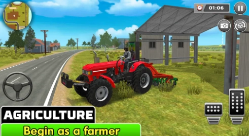 拖拉机耕种模拟