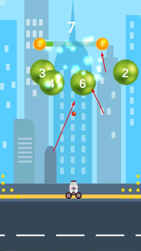 火箭彩色弹珠图2