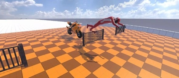 摩托车布偶车祸图1