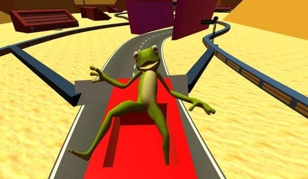 沙雕青蛙坐车(2)