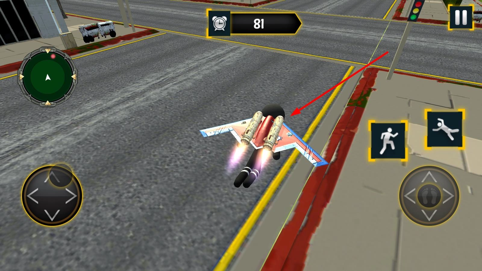 喷气飞行火柴人图3