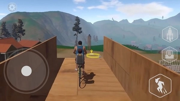 爸爸送儿子去学校