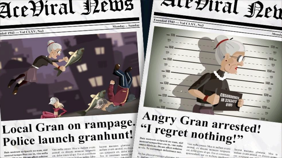 愤怒的老奶奶向前冲图2