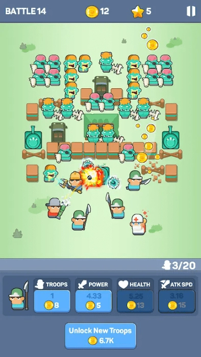 战士防御游戏(2)