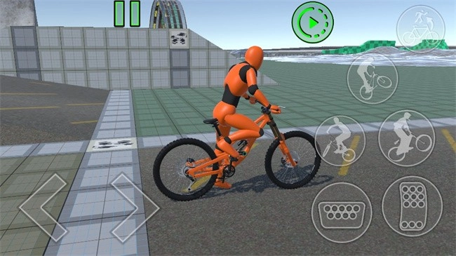 自行车事故模拟器