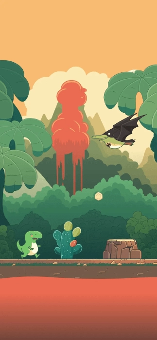 火山大逃亡游戲圖1