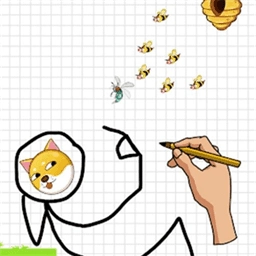 脑洞画线救狗头