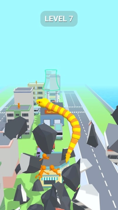 贪吃蛇摧毁城市(2)