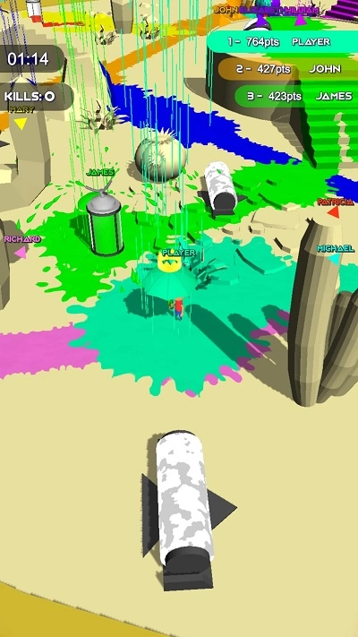 染色雨伞大乱斗(1)