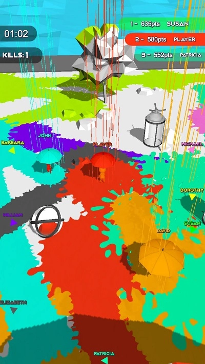 染色雨伞大乱斗(2)