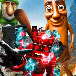 马桶人大战女电视人