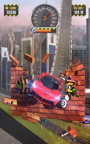 坡道跳车特技(2)