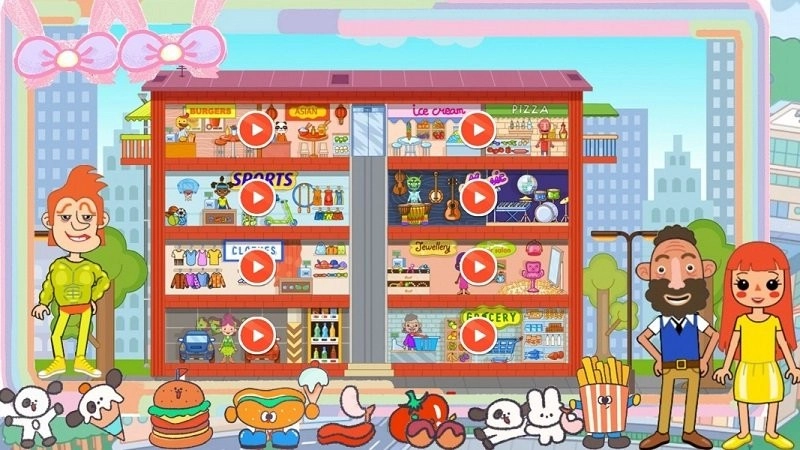 公主城堡商场购物2