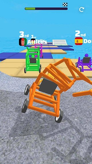 手绘撞车比赛图4