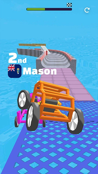 手绘撞车比赛图3