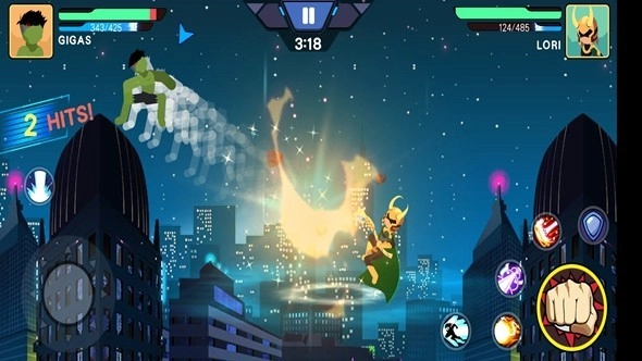 火柴人超级英雄战争图1