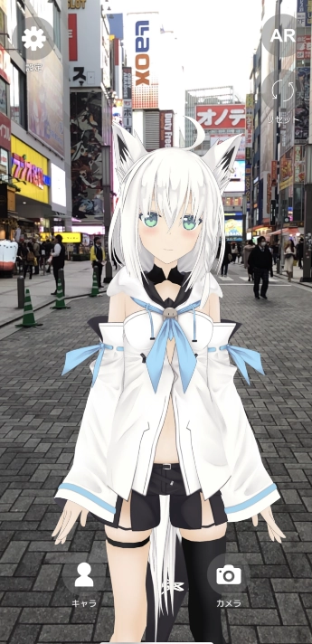 美少女AR整体照相ホロリー图3