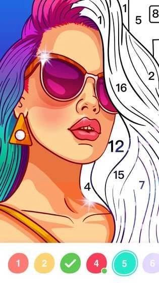 艺术数字填色书图4