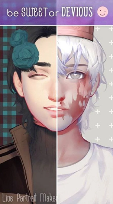 动态肖像捏脸男生版