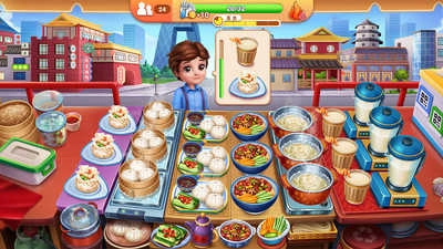 风味美食街游戏 