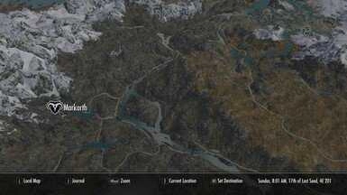 上古卷轴5右上角小地图MOD (1)