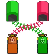 画个车道小游戏 