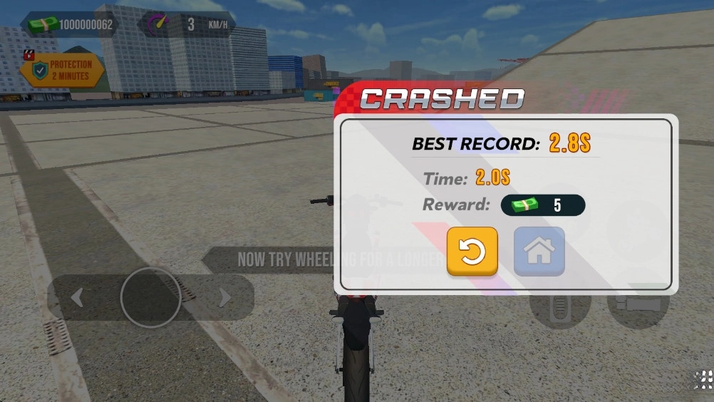 前輪特技摩托手機版截圖0