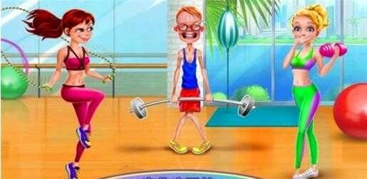 惊人的健身女孩