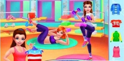 惊人的健身女孩